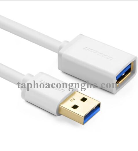 Ugreen 10488 0.5M màu Trắng Cáp tín hiệu nối dài USB 3.0 cao cấp US129 30010488